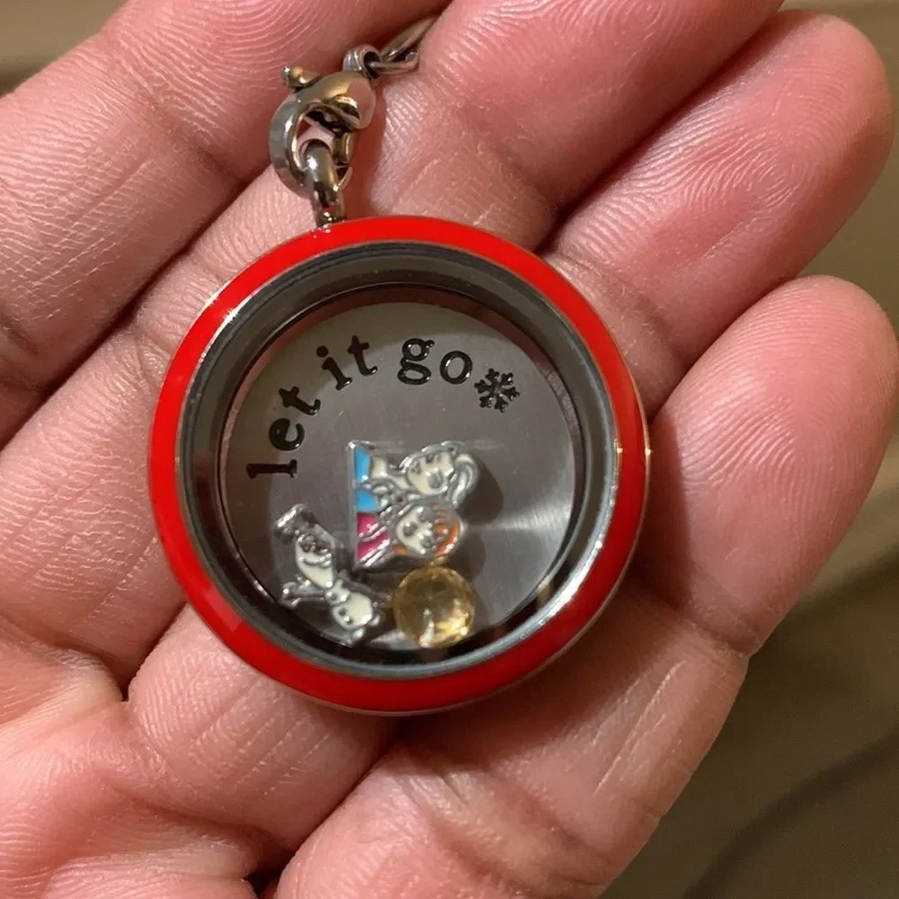 Frozen themed floating locket